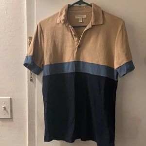 Burberry London Men’s Tricolor Polo
